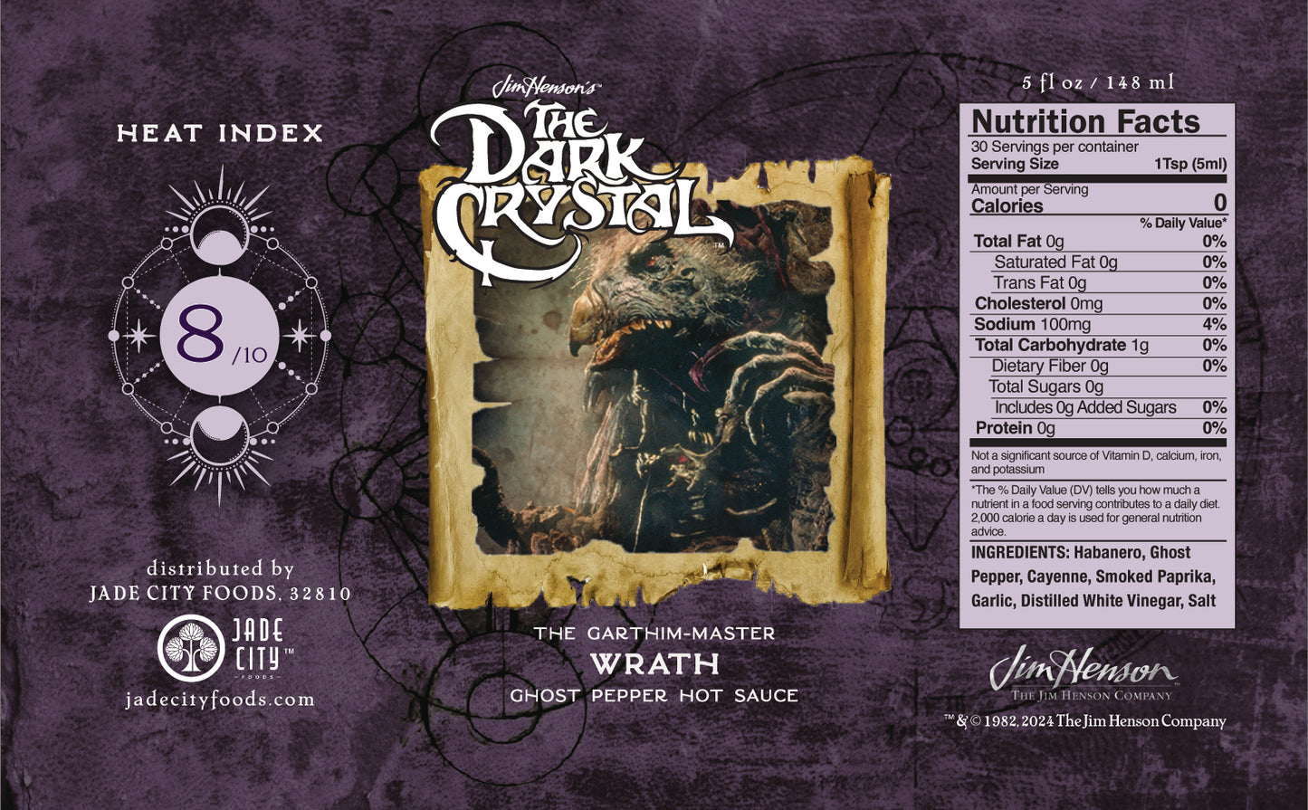 The Garthim-Master's Wrath : Ghost Pepper Hot Sauce
