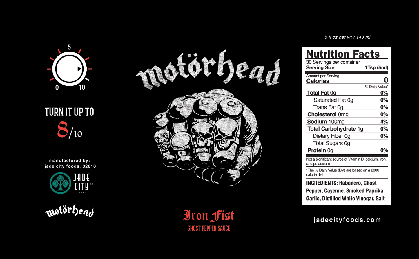 Motörhead Iron Fist : Ghost Pepper Sauce