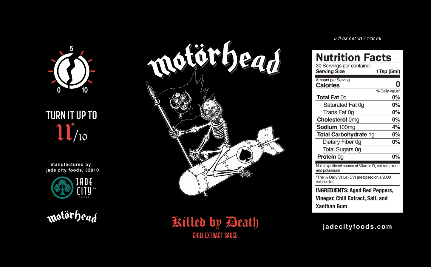 Motörhead Killed By Death : Chili Extract Sauce