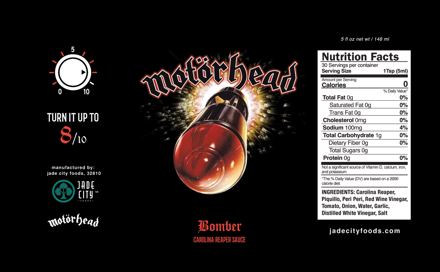 Motörhead Bomber : Carolina Reaper Sauce