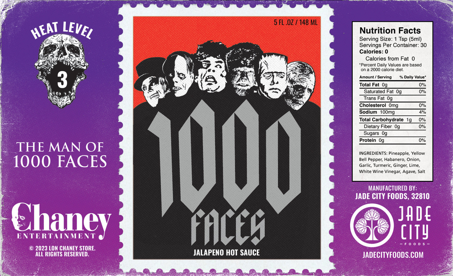 The Man of 1000 Faces : Jalapeno Hot Sauce