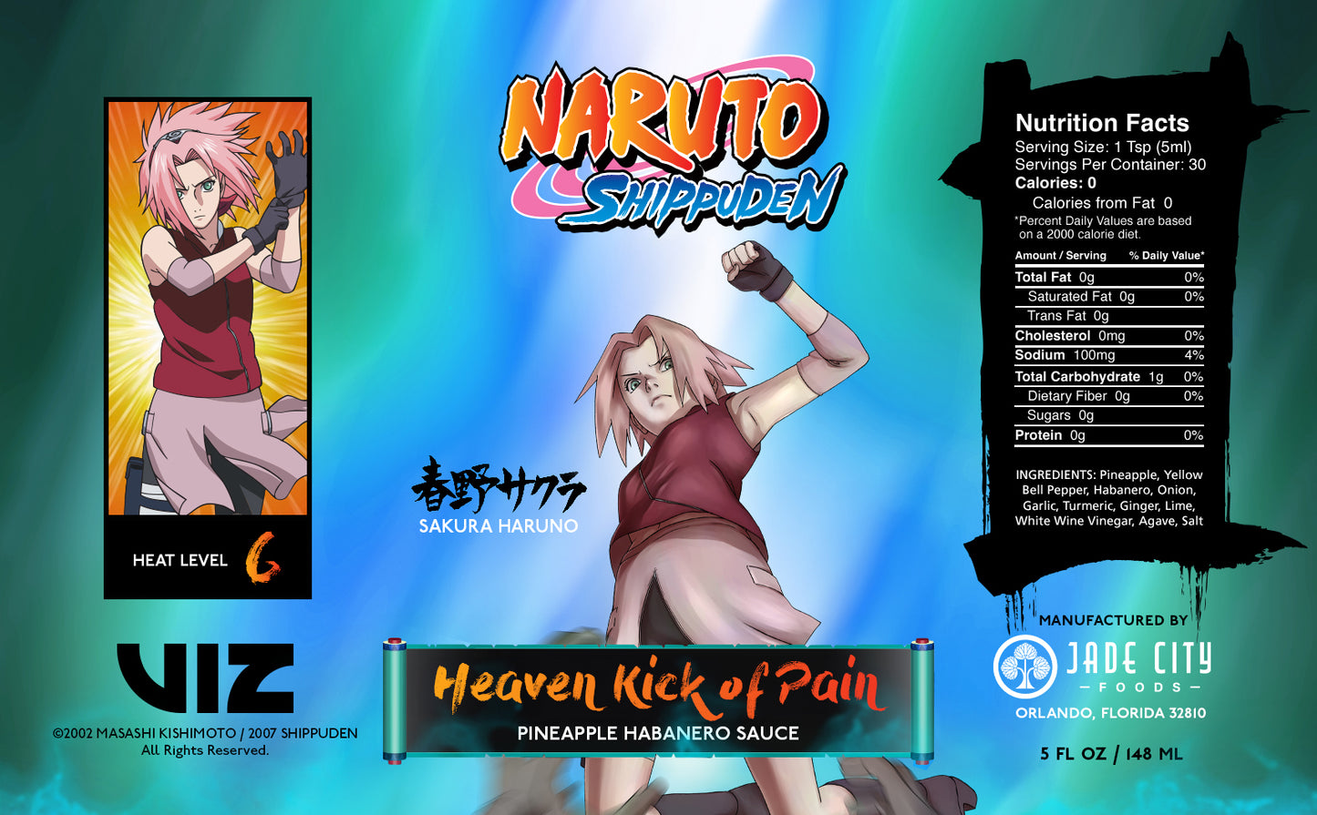 Naruto Hot Sauce 5-Pack