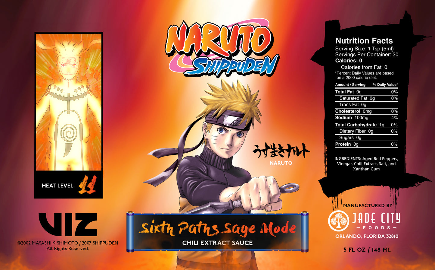 Naruto Hot Sauce 5-Pack