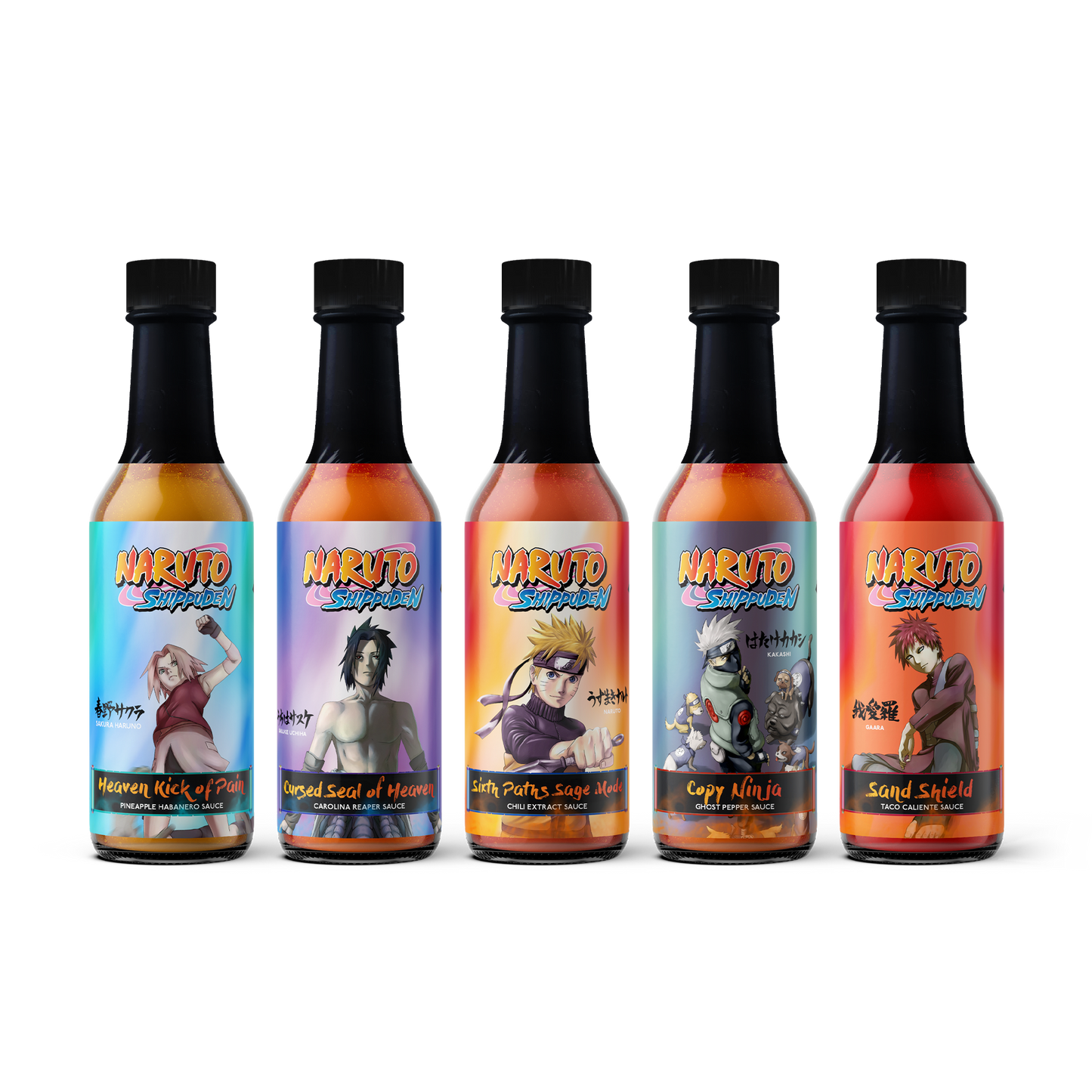 Naruto Hot Sauce 5-Pack