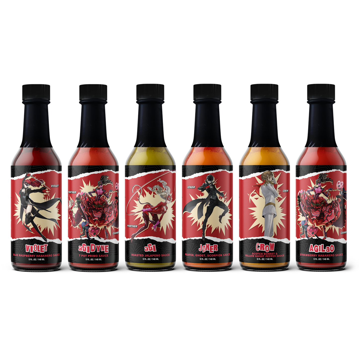 Persona 5 Royal : Hot Sauce 6-Pack Series 1