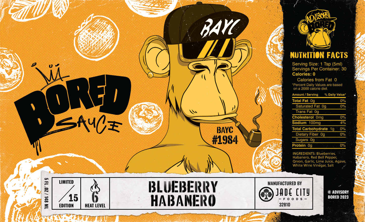 Bored Sauce #1984 : Blueberry Habanero