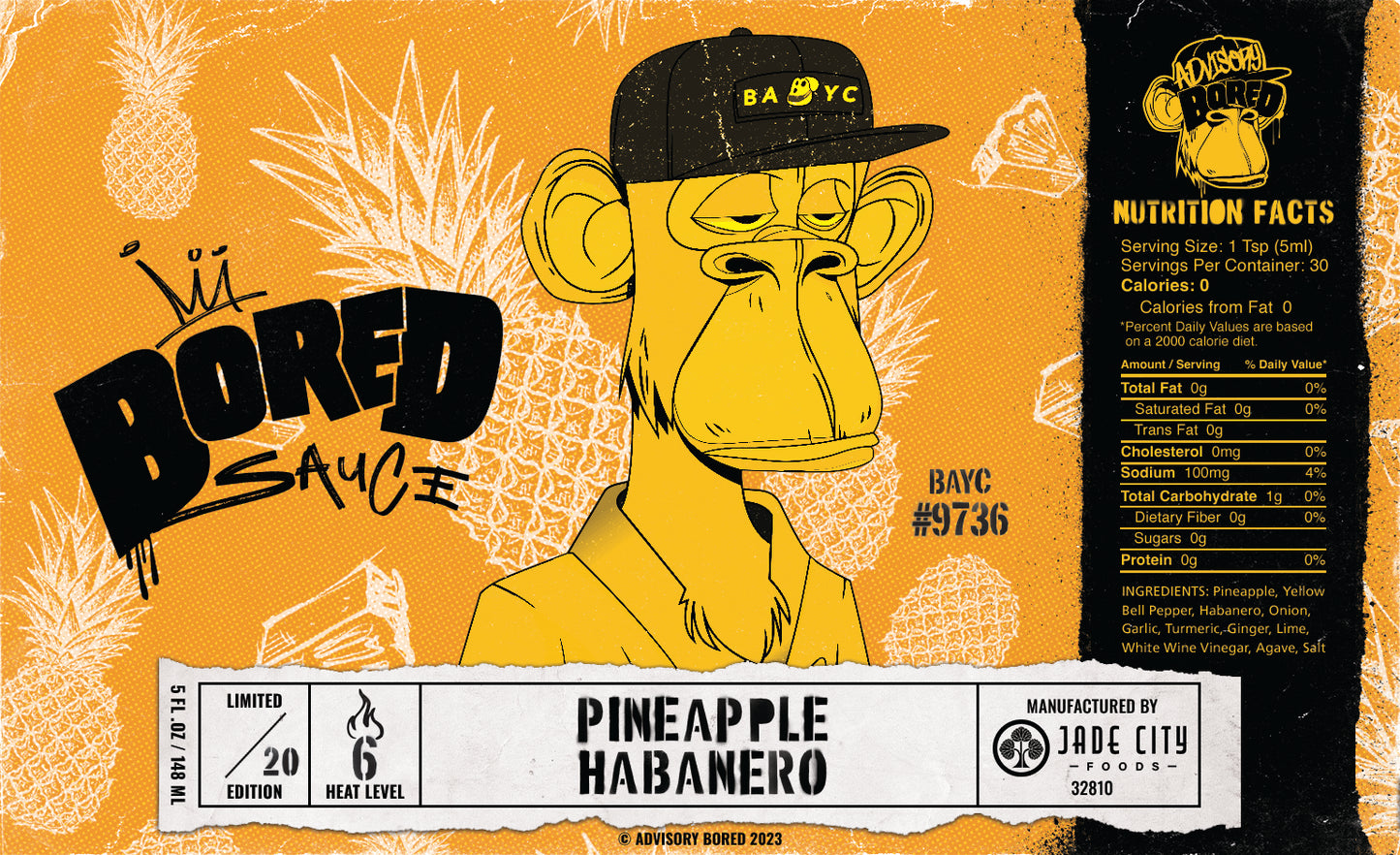 Bored Sauce #9736 : Pineapple Habanero