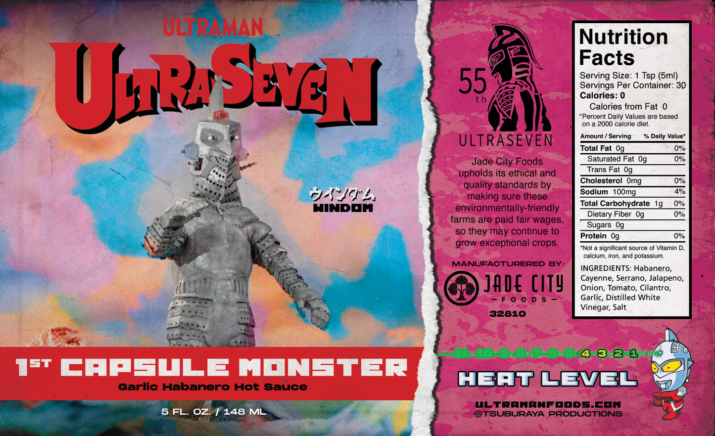 Windom's 1st Capsule Monster : Garlic Habanero Sauce