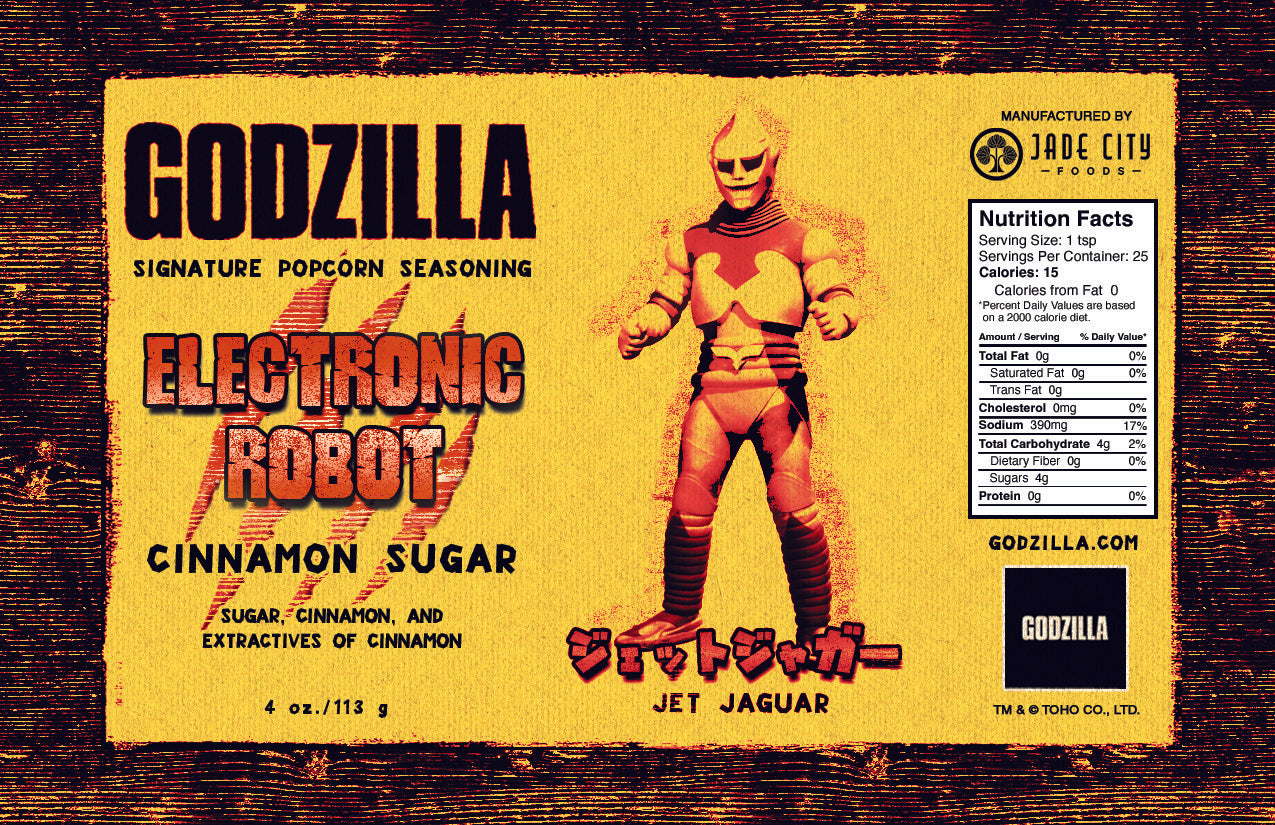 Jet Jaguar's Electronic Robot : Cinnamon Sugar Popcorn Seasoning