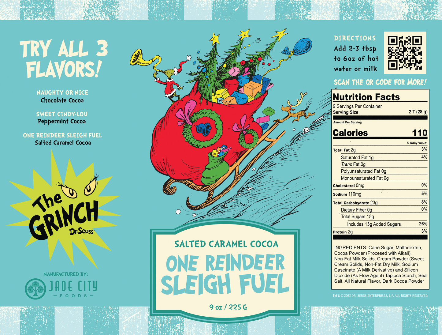One Reindeer Sleigh Fuel : Salted Caramel Cocoa