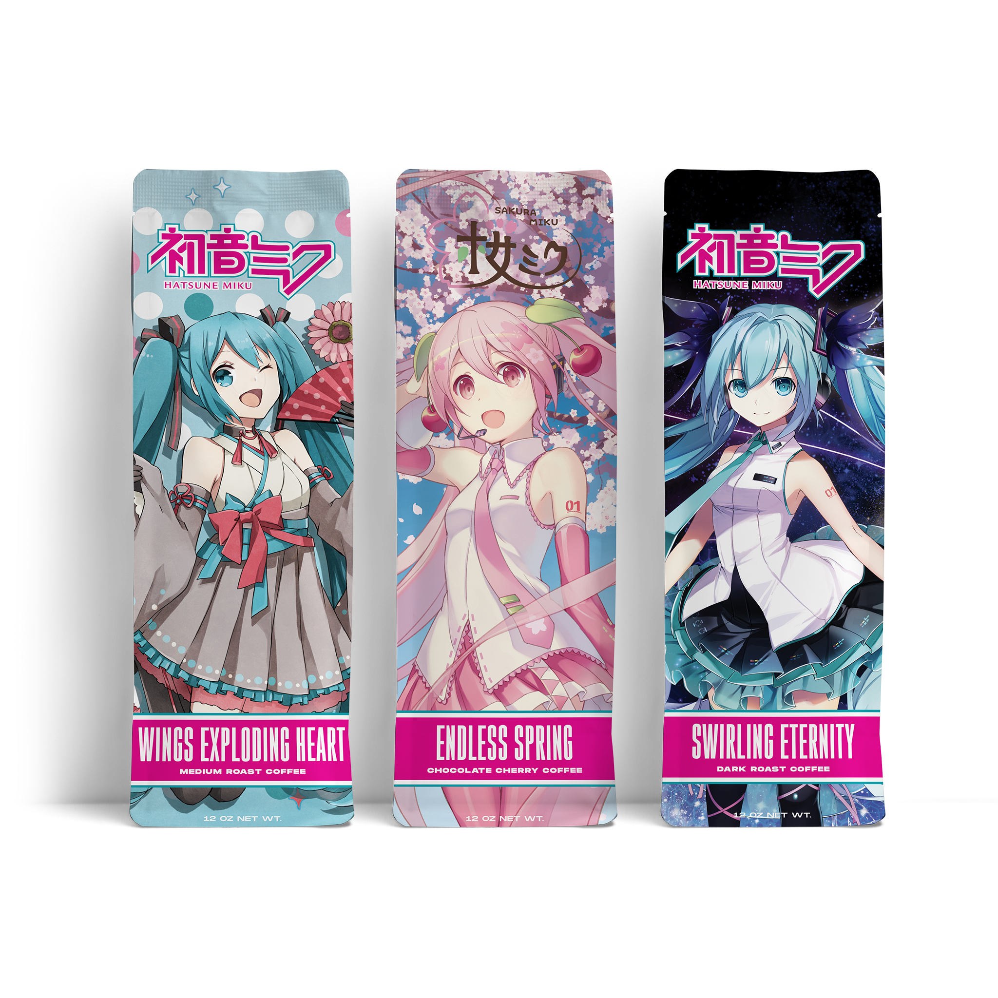 Hatsune Miku Coffee 3-Pack – Jade City Foods