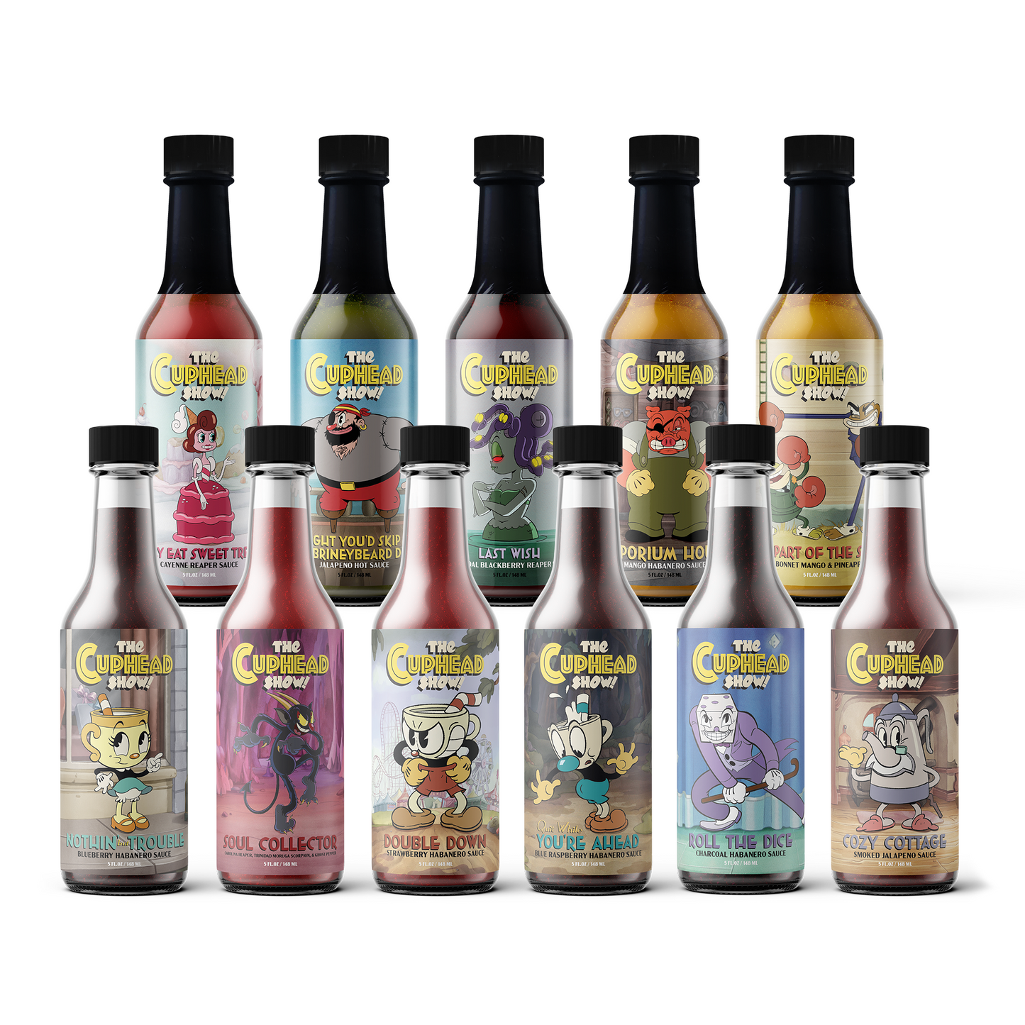 The Cuphead Show! Hot Sauce Master Set