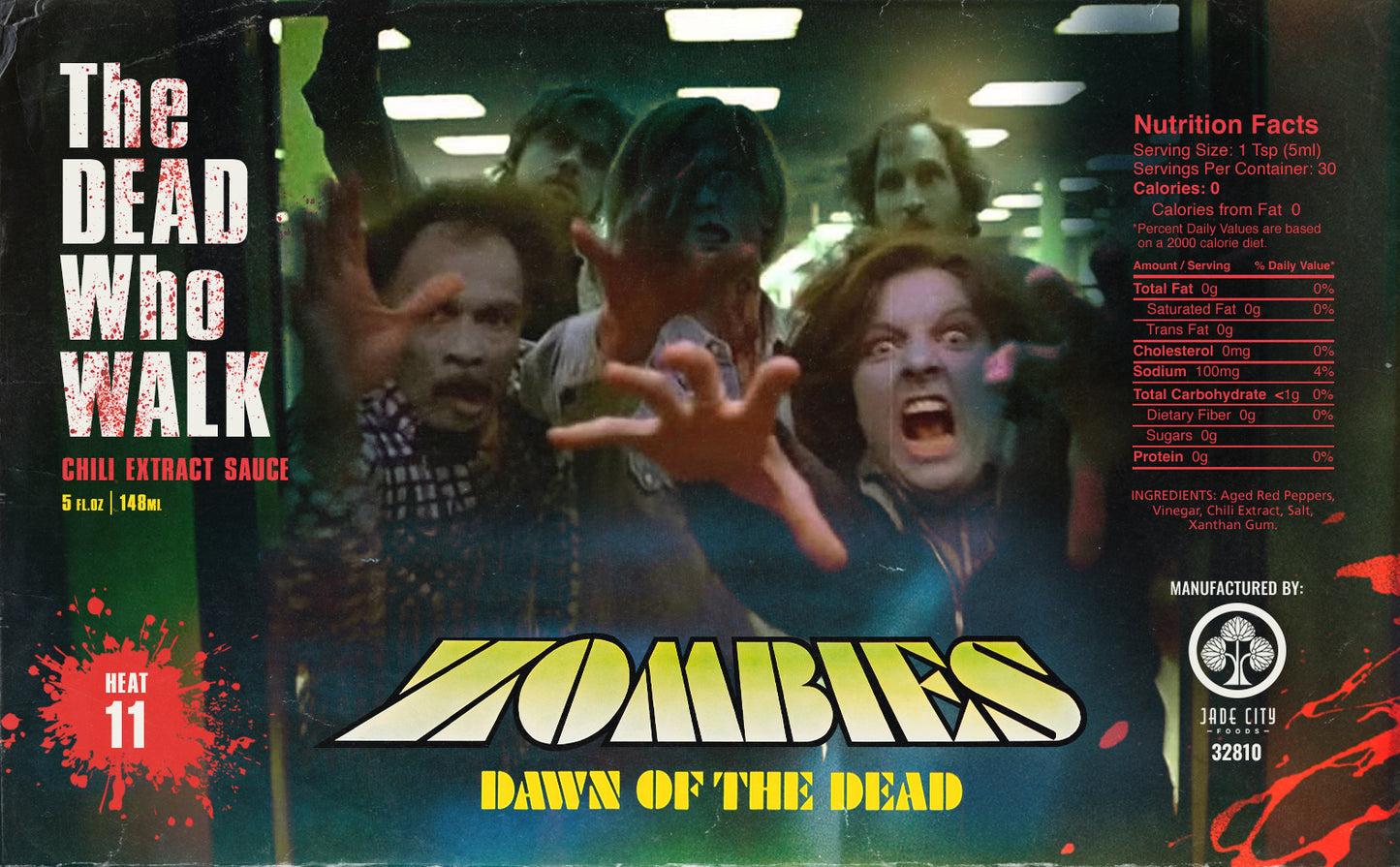 Dawn of the Dead Hot Sauce 5-Pack