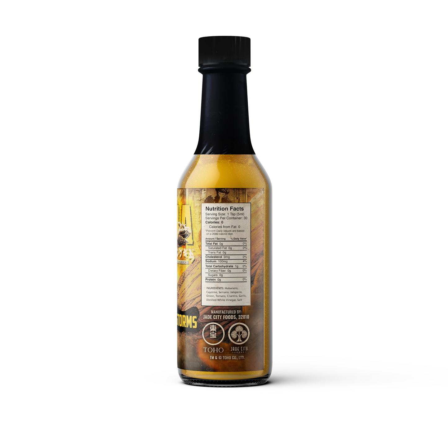 King Ghidorah's The Death Song of Three Storms : Roasted Garlic Habanero Hot Sauce