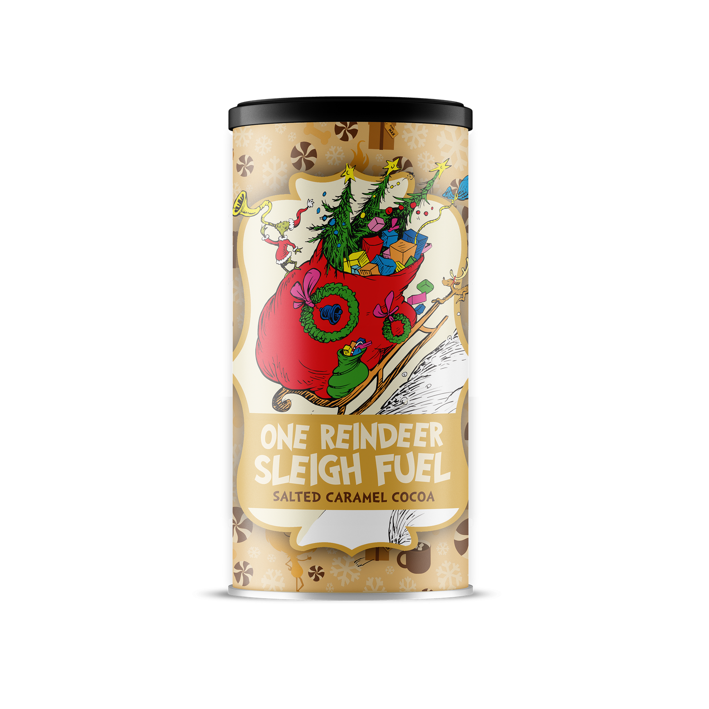 One Reindeer Sleigh Fuel : Salted Caramel Cocoa