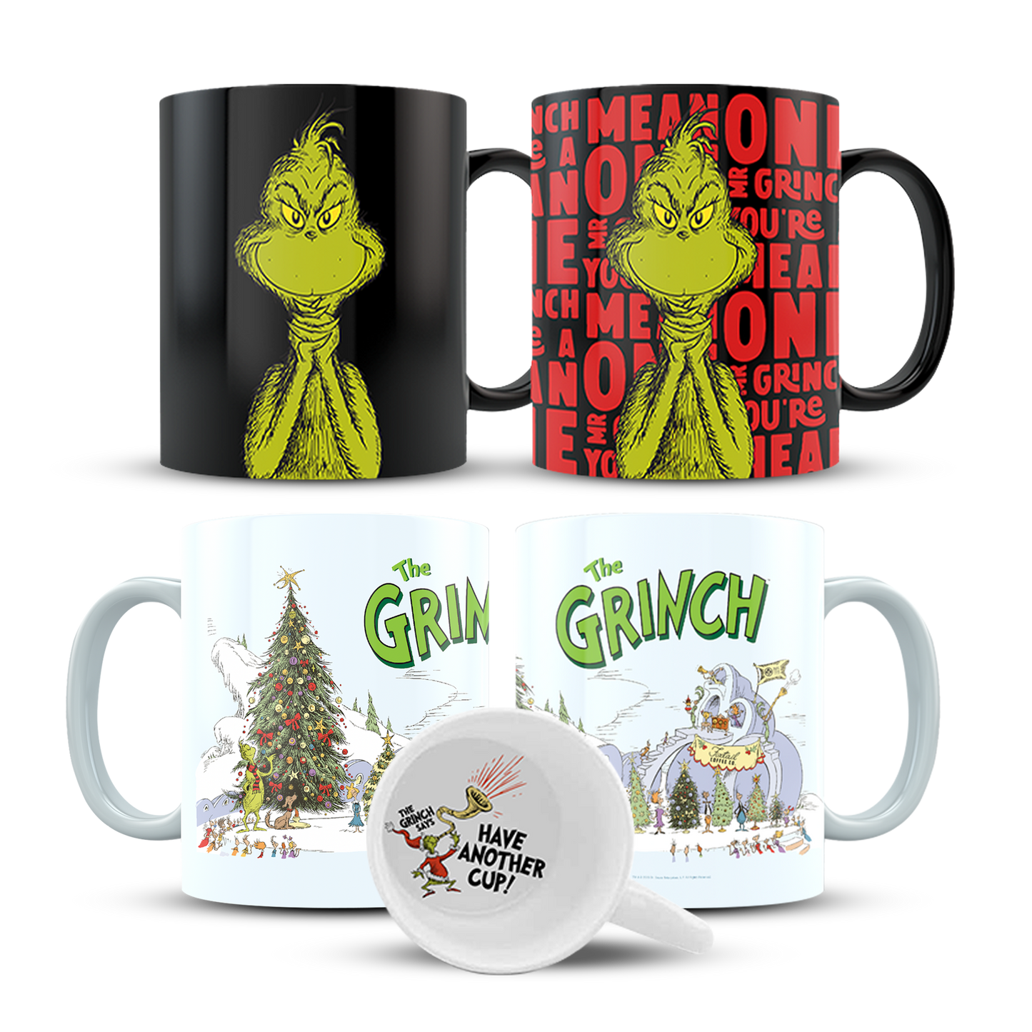 Grinch Mug Set