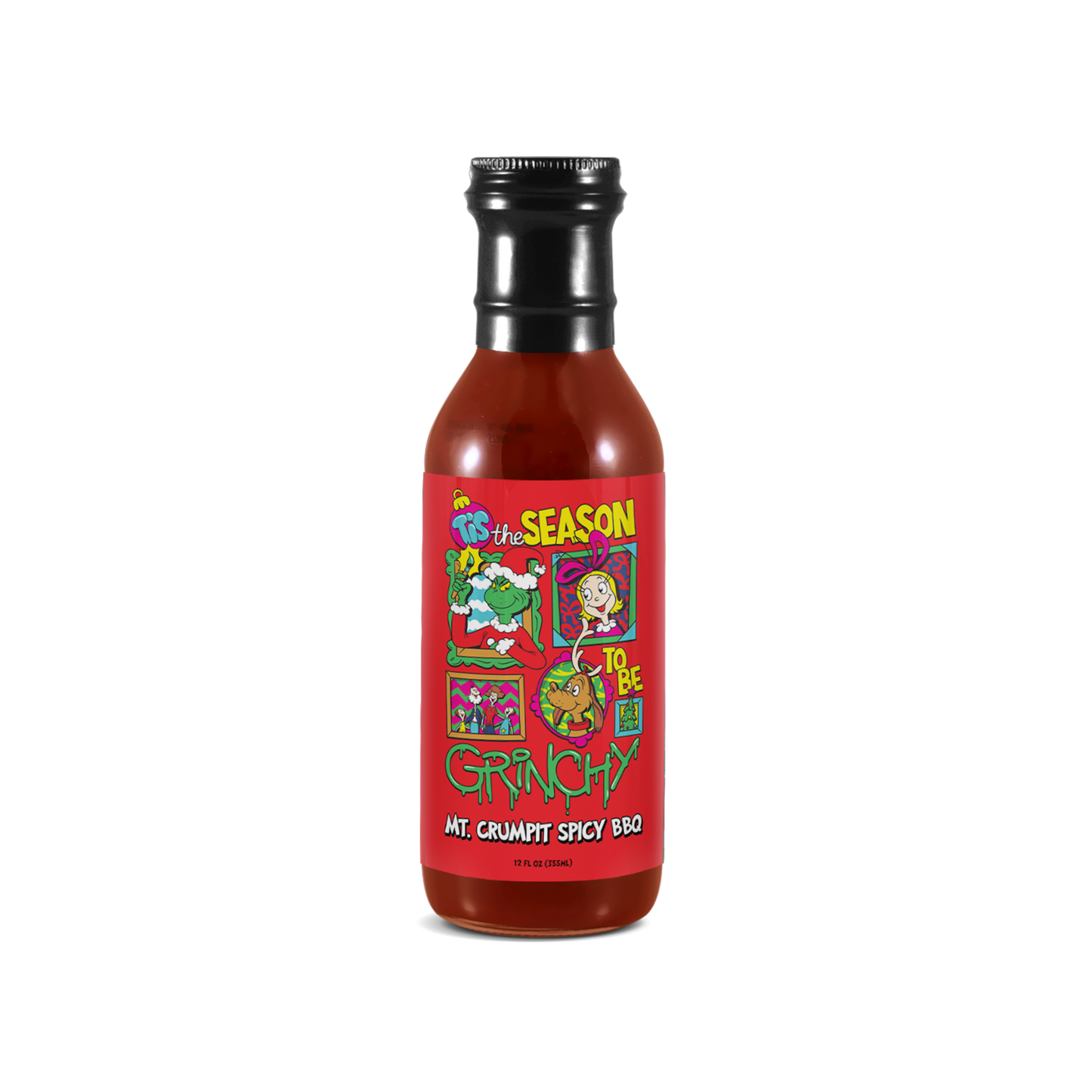 Tis the Season To Be Grinchy : Mt. Crumpit Spicy BBQ Sauce
