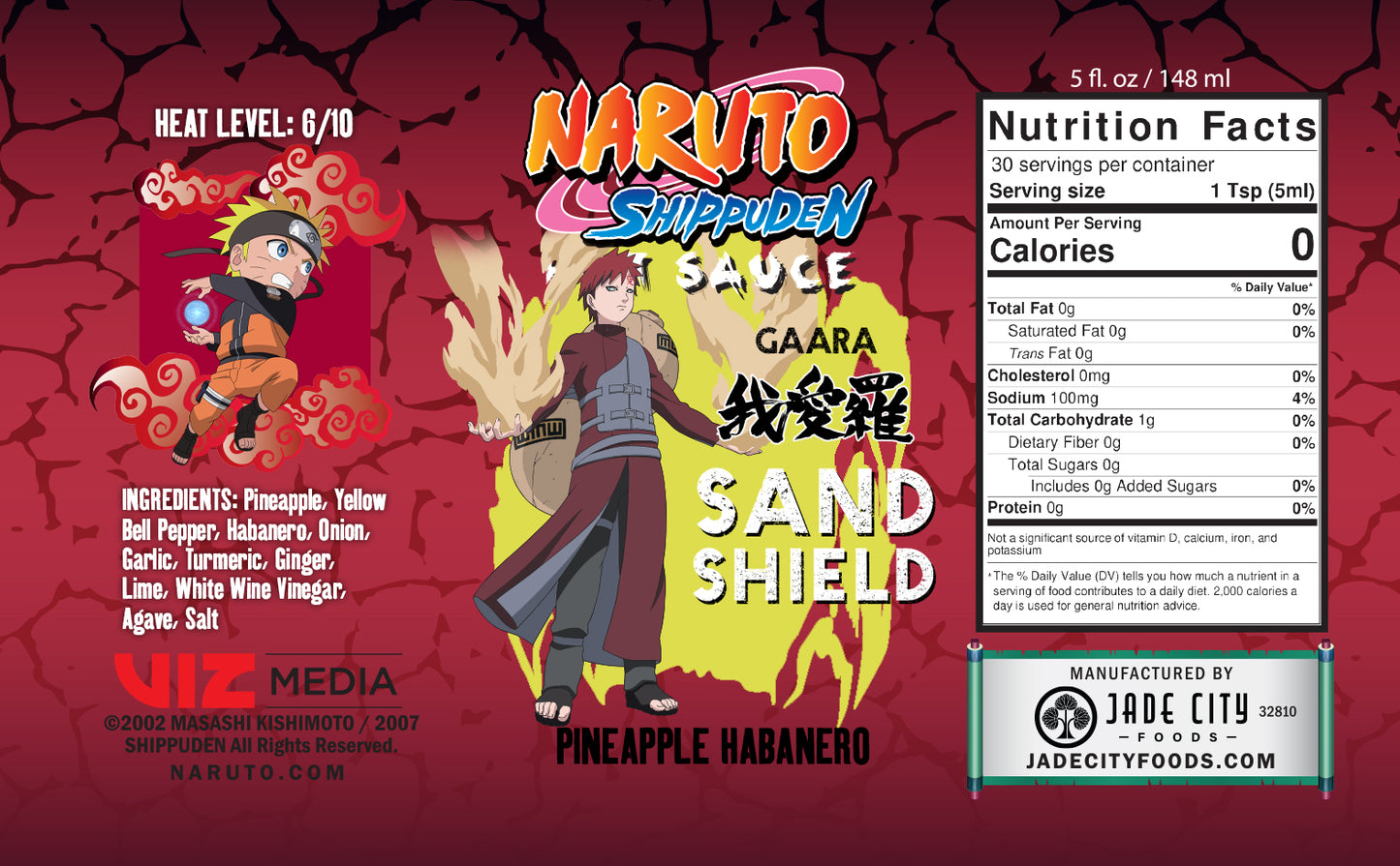 Gaara's Sand Shield : Pineapple Habanero Sauce