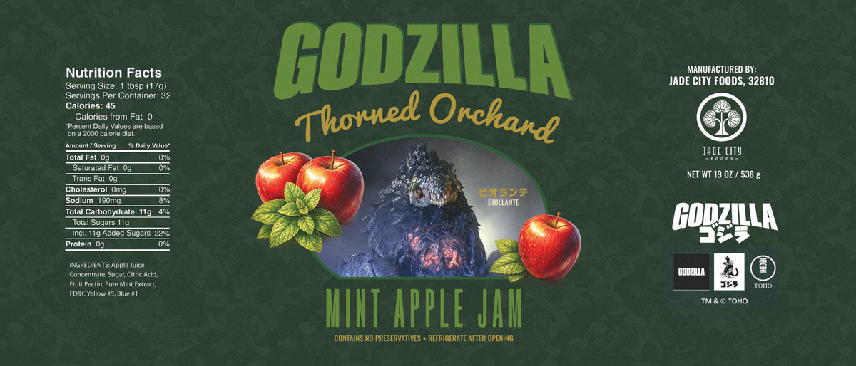 Godzilla Biollante's Thorned Orchard : Mint Apple Jam