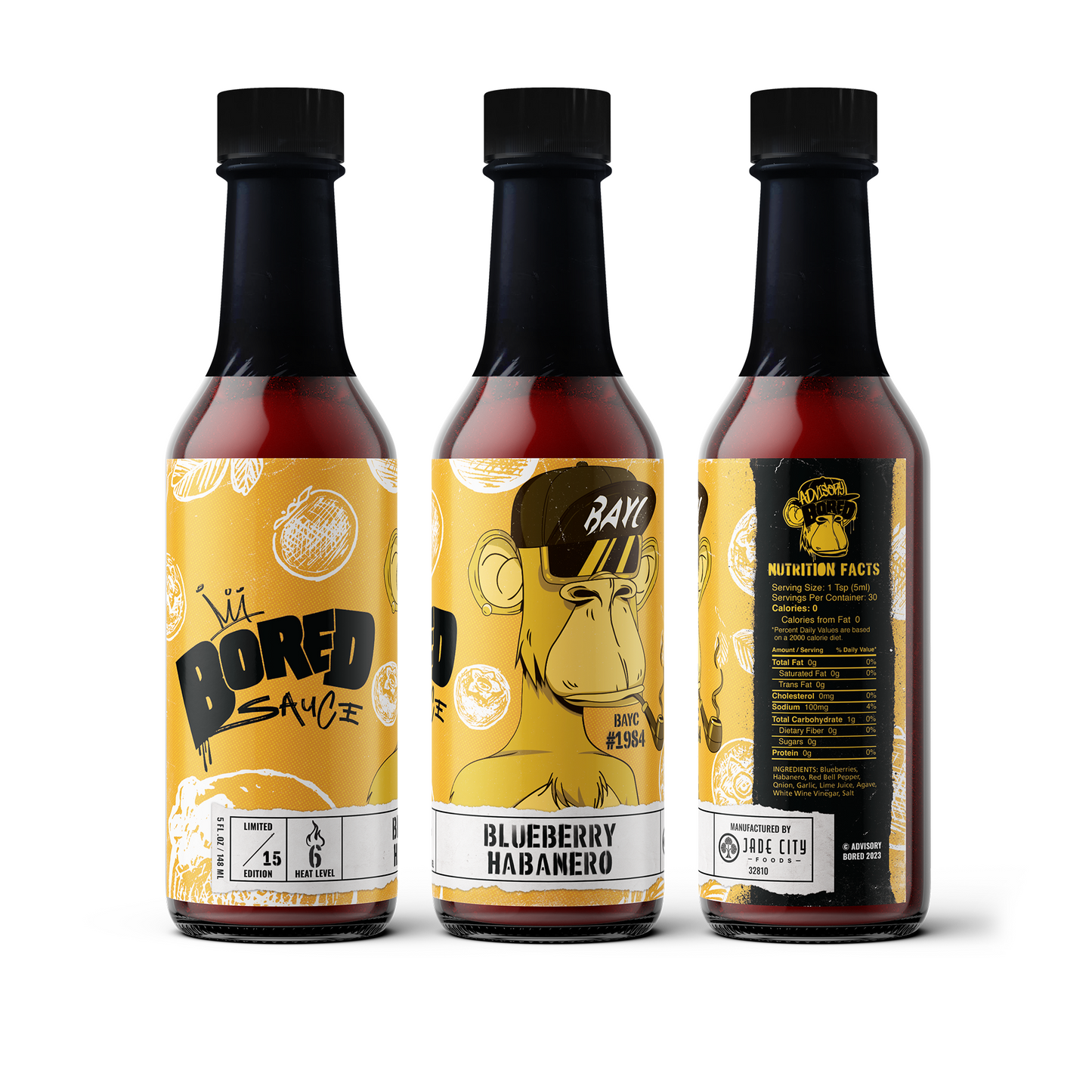 Bored Sauce #1984 : Blueberry Habanero