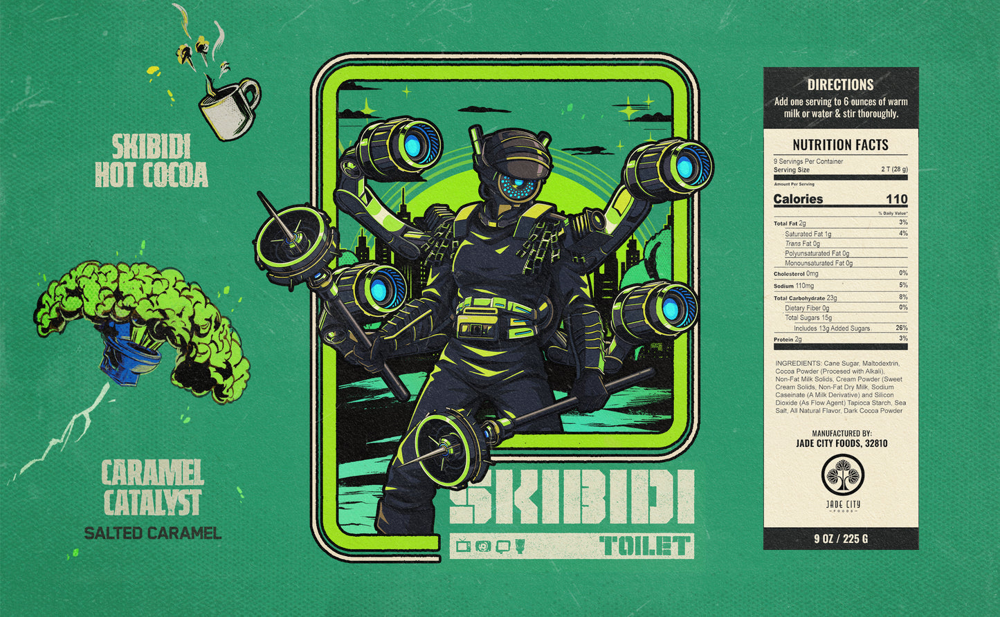 Skibidi Toilet Cocoa 4-Pack