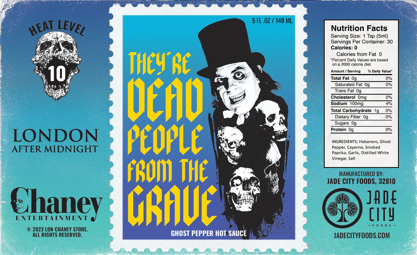 They're Dead People From the Grave : Ghost Pepper Hot Sauce