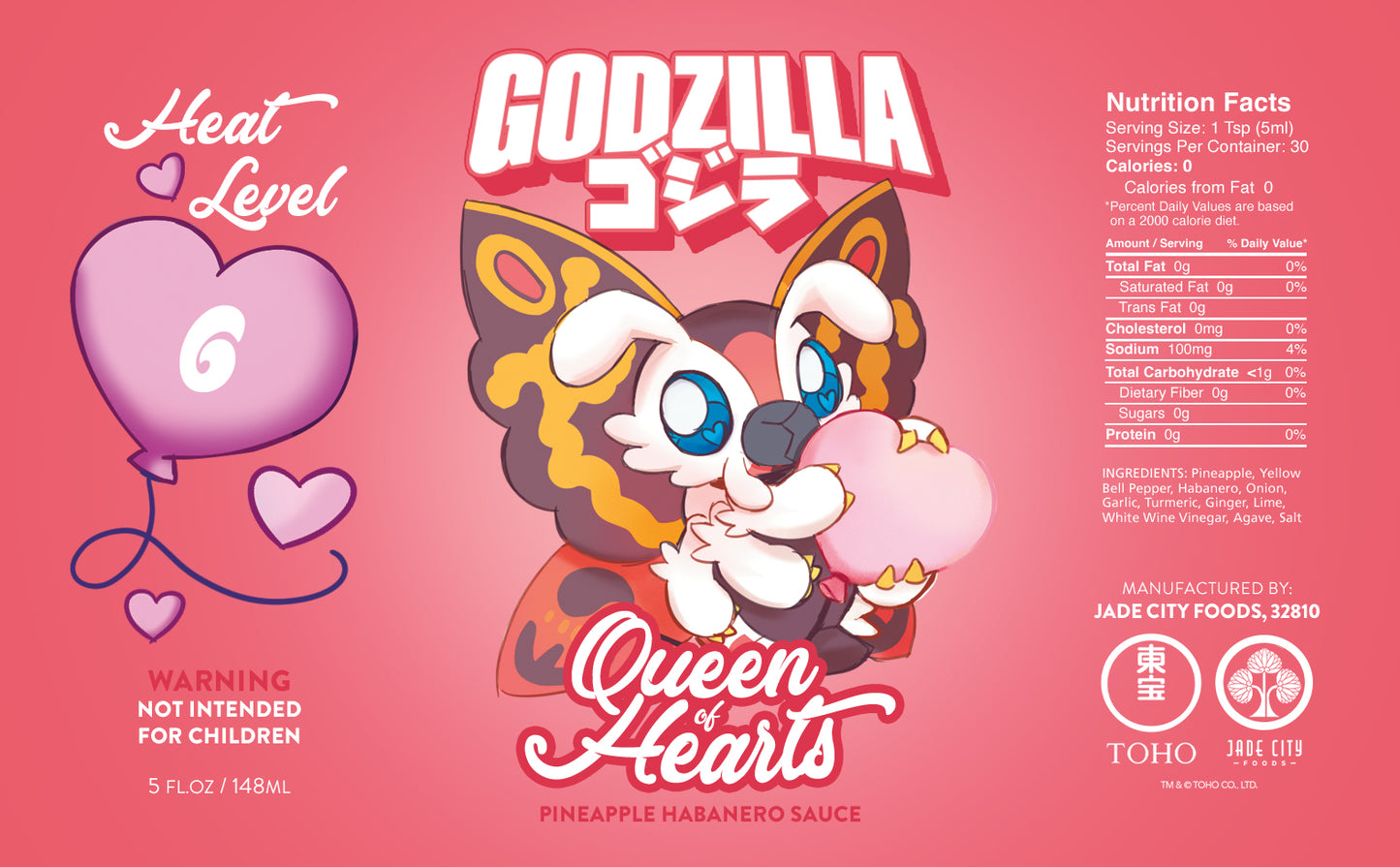 Godzilla Valentine's Day Exclusive Hot Sauce 5-Pack