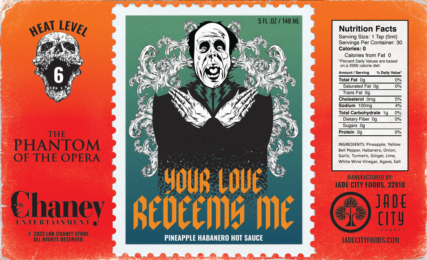 Chaney Entertainment Hot Sauce 5-Pack
