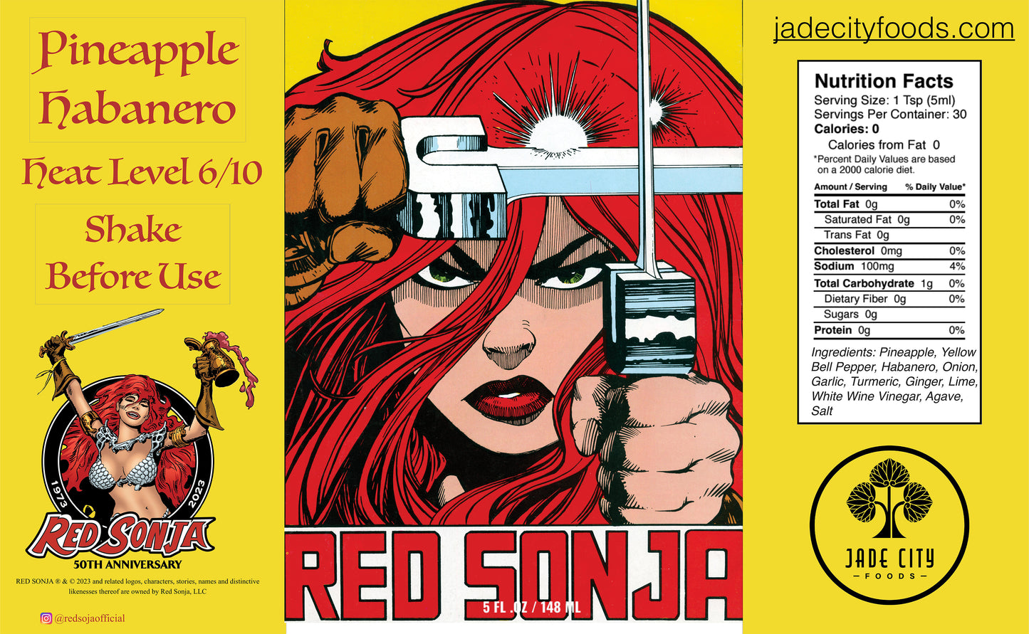 Red Sonja : Pineapple Habanero Hot Sauce