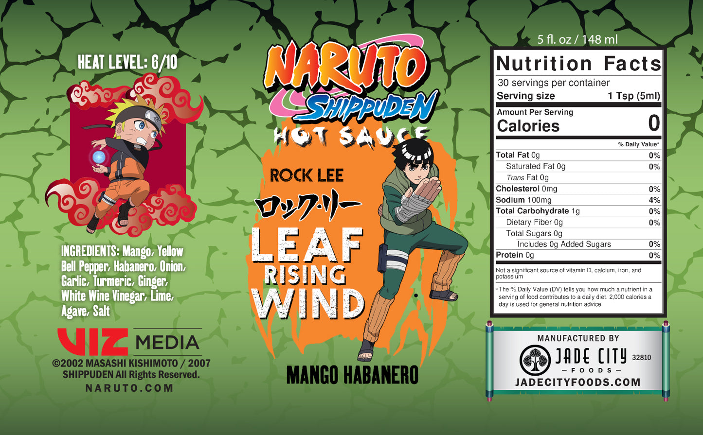 Rock Lee's Leaf Rising Wind : Mango Habanero Sauce