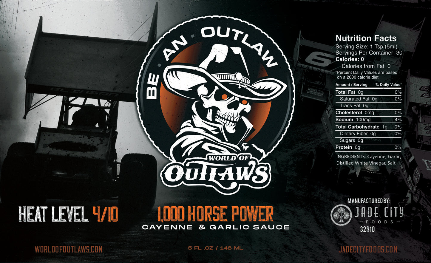 1,000 Horse Power : Cayenne Pepper & Garlic Sauce