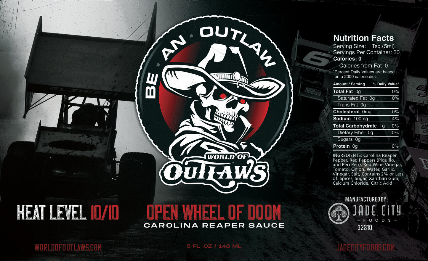 World Of Outlaws® Hot Sauce 5-Pack