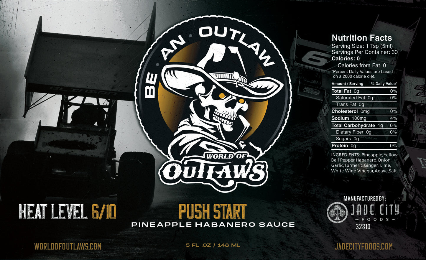 World Of Outlaws® Hot Sauce 5-Pack