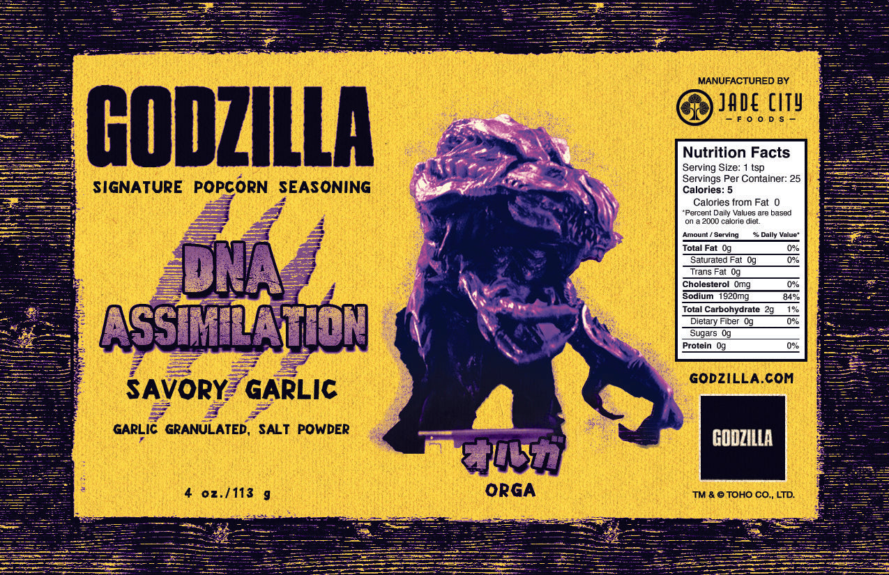 Orga's DNA Assimilation : Savory Garlic Popcorn Seasoning