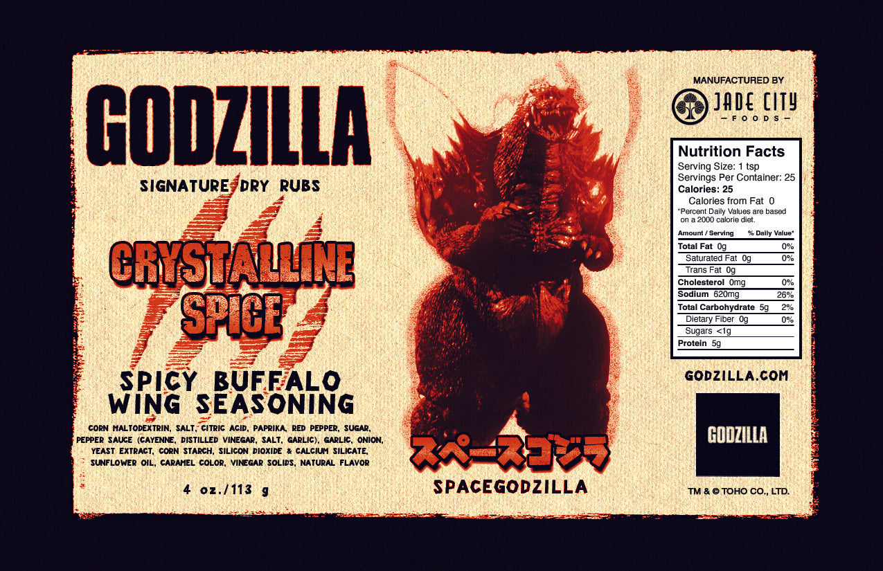 Godzilla Dry Rub Master Set