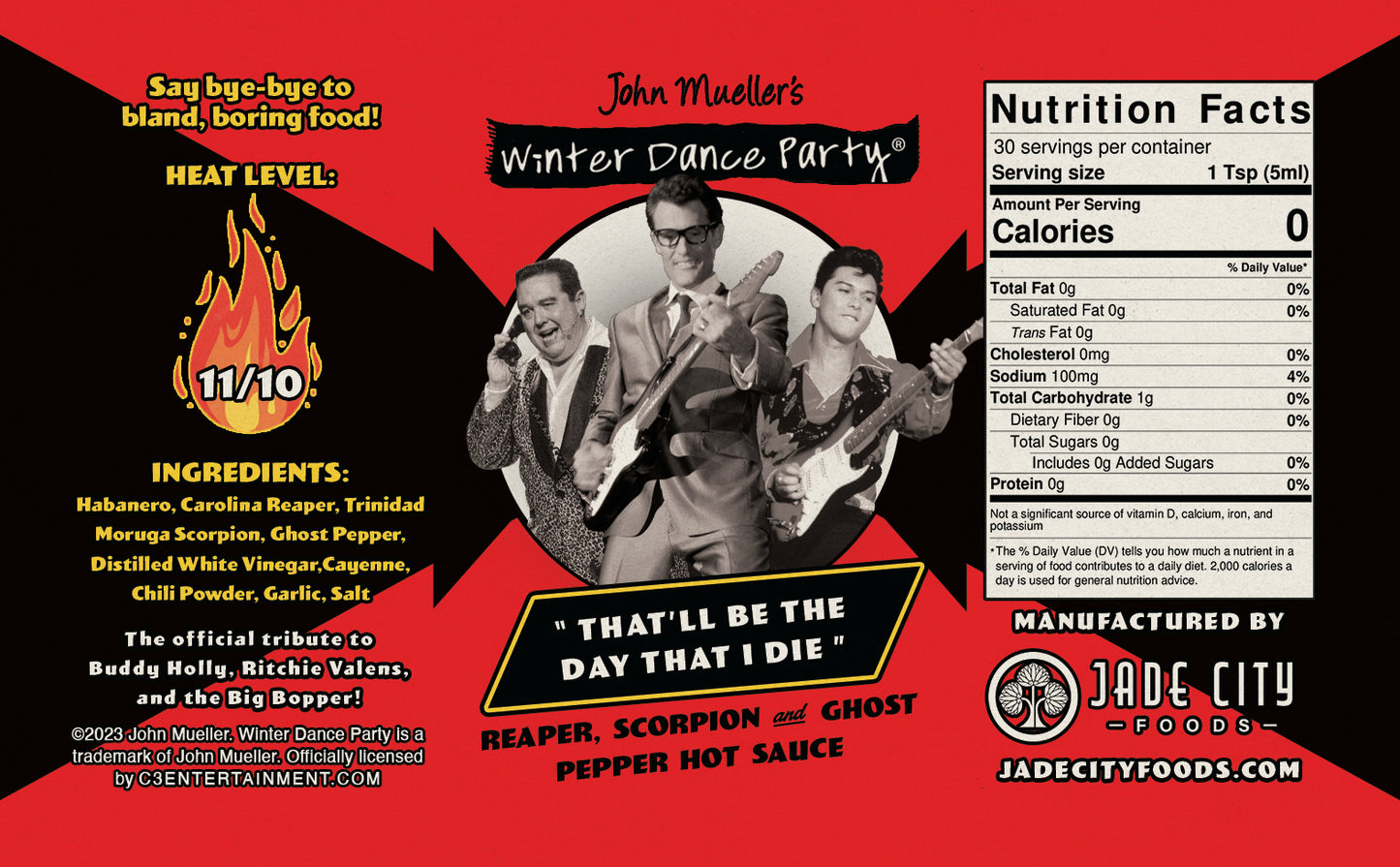 Winter Dance Party Hot Sauce : 4-Pack