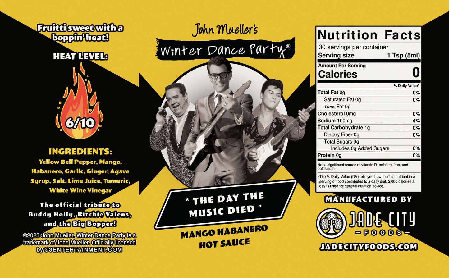Winter Dance Party Hot Sauce : 4-Pack