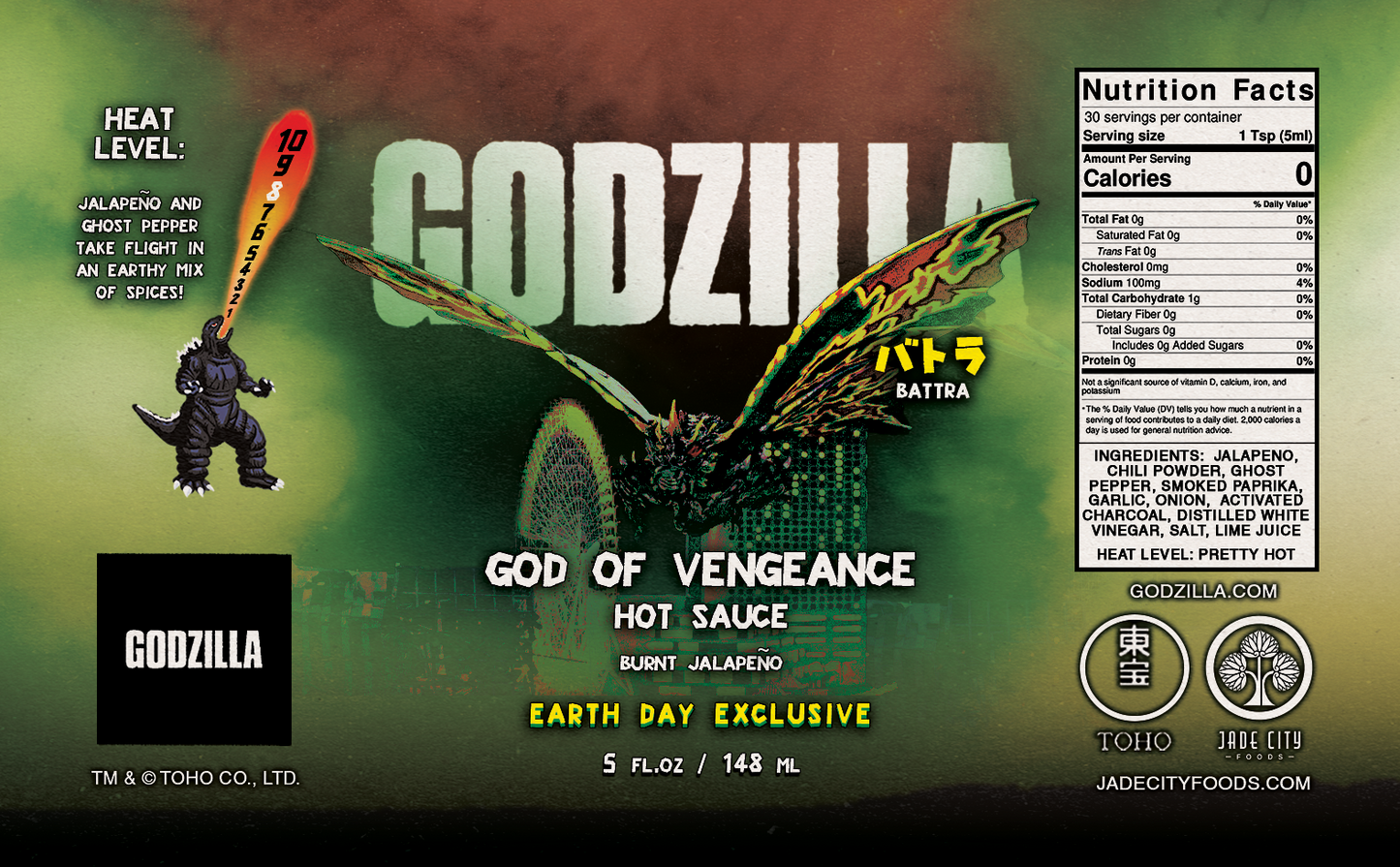 Battra's God of Vengeance : Burnt Jalapeño Sauce