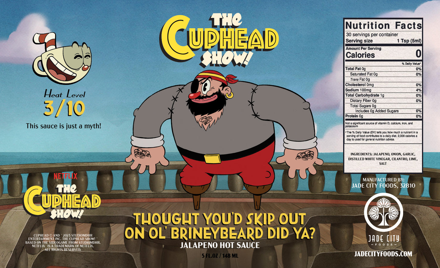 Brineybeard's Thought You'd Skip Out on Ol' Brineybeard Did Ya? : Jalapeno Sauce