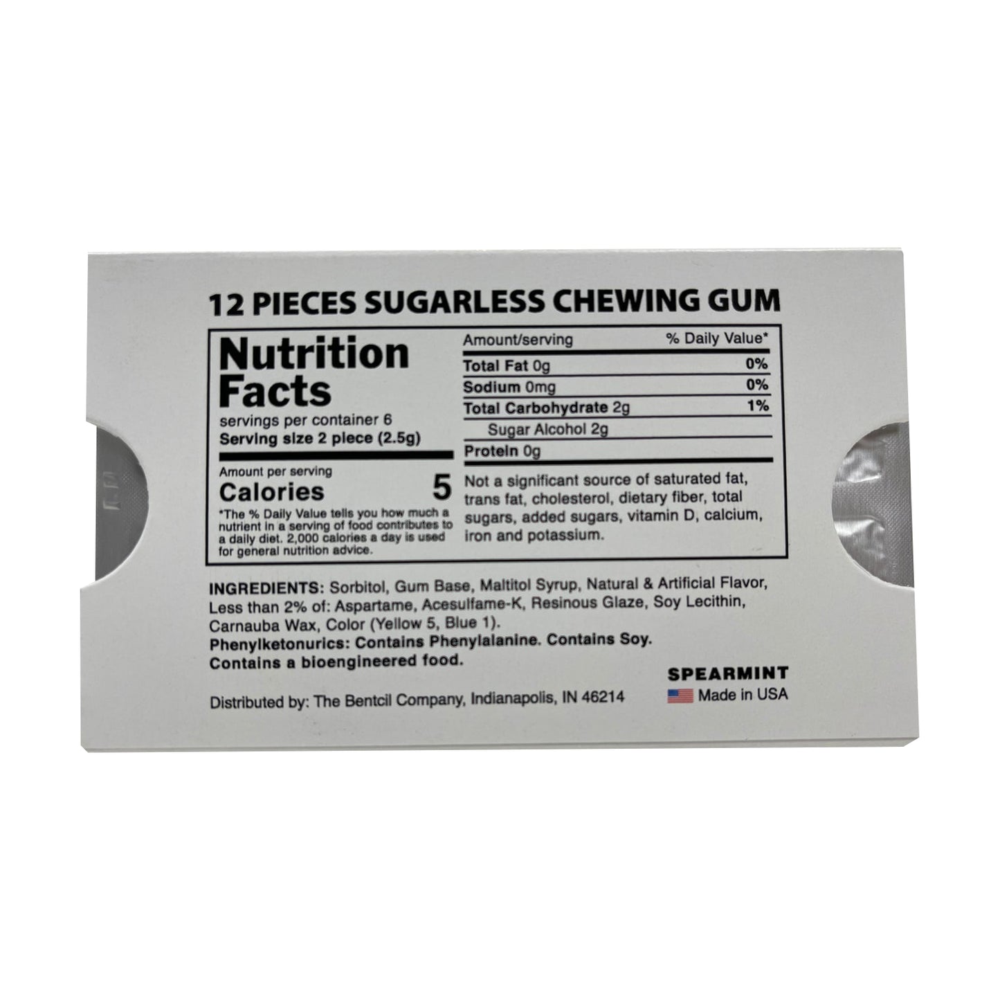 Chewlie's Peppermint and Spearmint 2-Pack of Gum