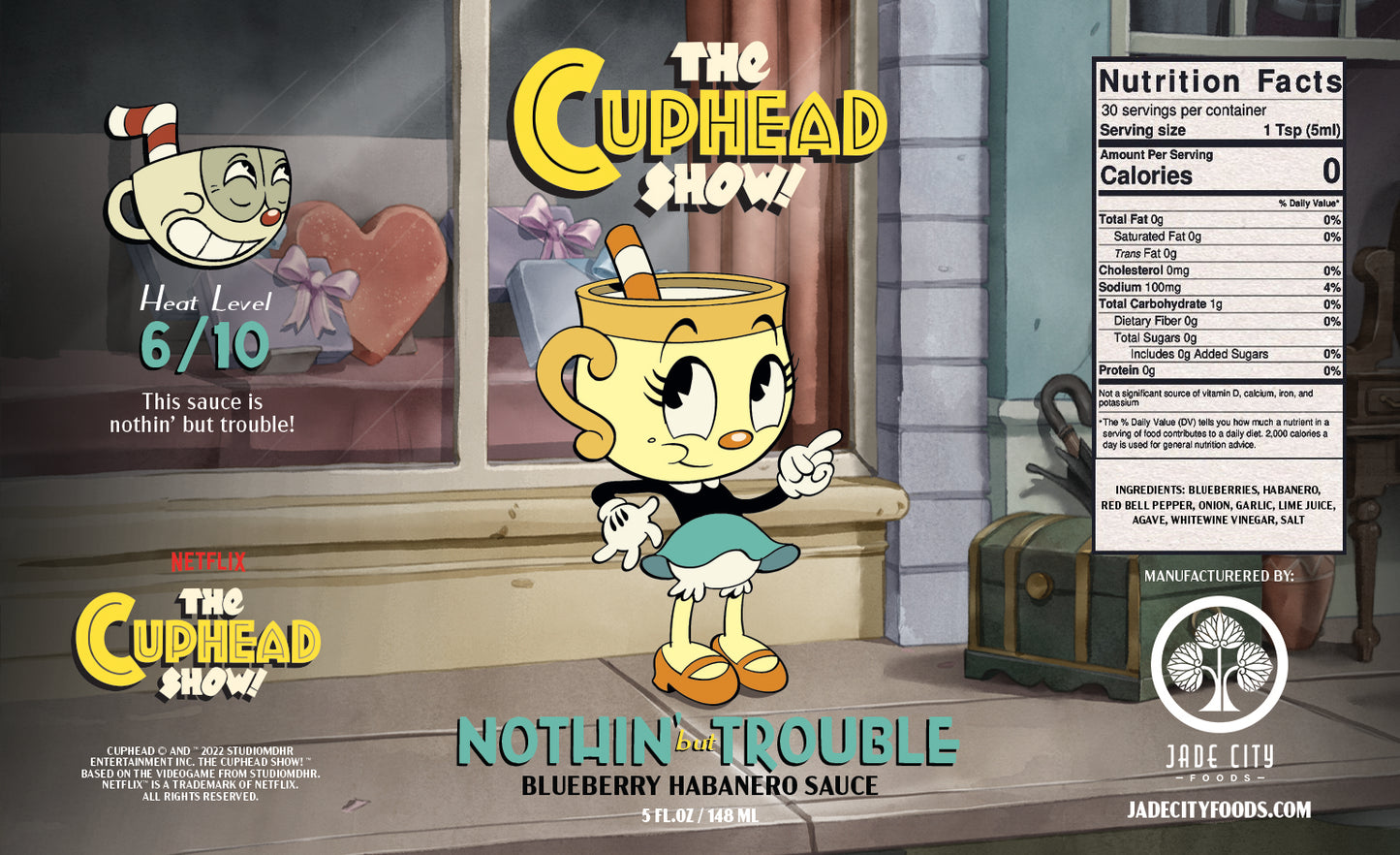 Ms. Chalice's Nothin' But Trouble : Blueberry Habanero Sauce