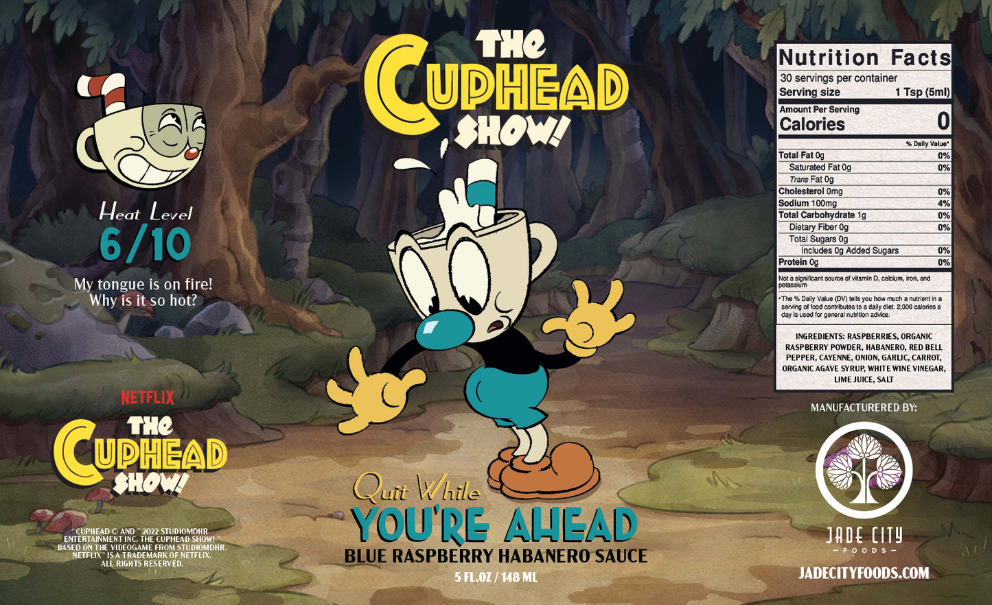 Mugman's Quit While You're Ahead : Blue Raspberry Habanero Sauce