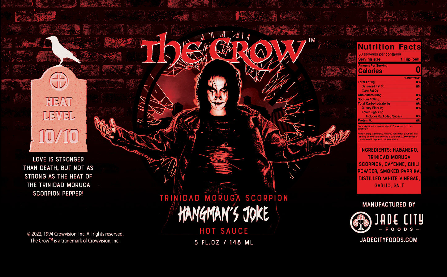 THE CROW™ Hangman's Joke: Trinidad Moruga Scorpion Sauce