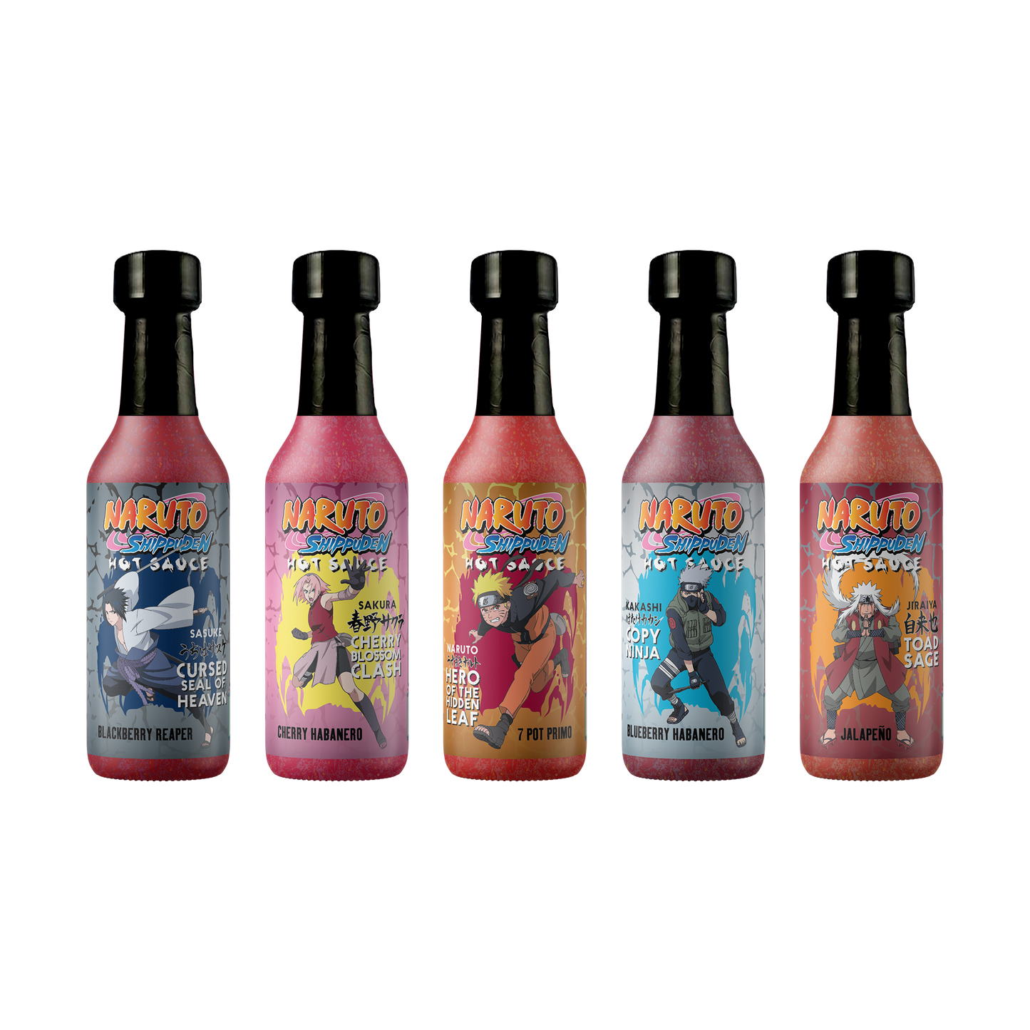 Naruto Hot Sauce 5-Pack : Series 1