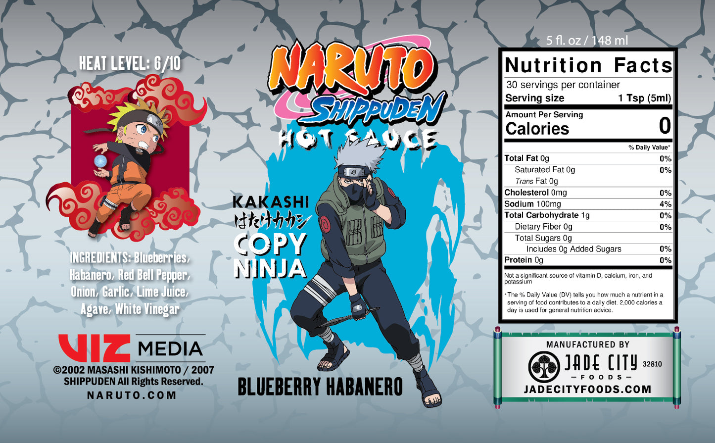 Naruto Hot Sauce 5-Pack : Series 1
