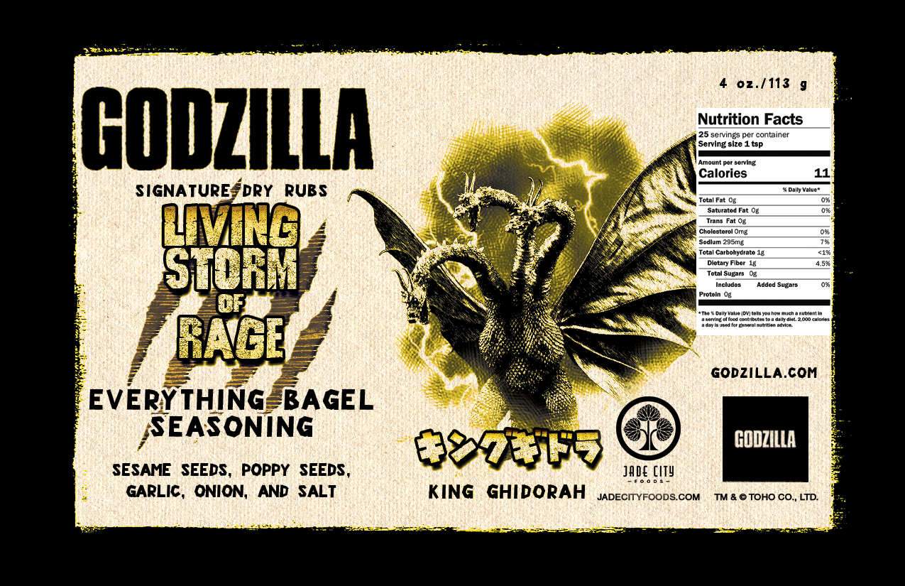 King Ghidorah's Living Storm of Rage : Everything Bagel Seasoning