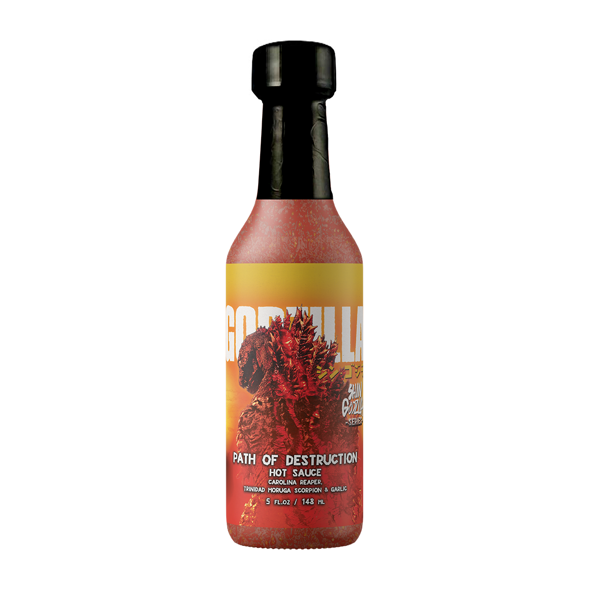 Shin Godzilla's Path of Destruction : Carolina Reaper, Trinidad Moruga Scorpion & Garlic Sauce