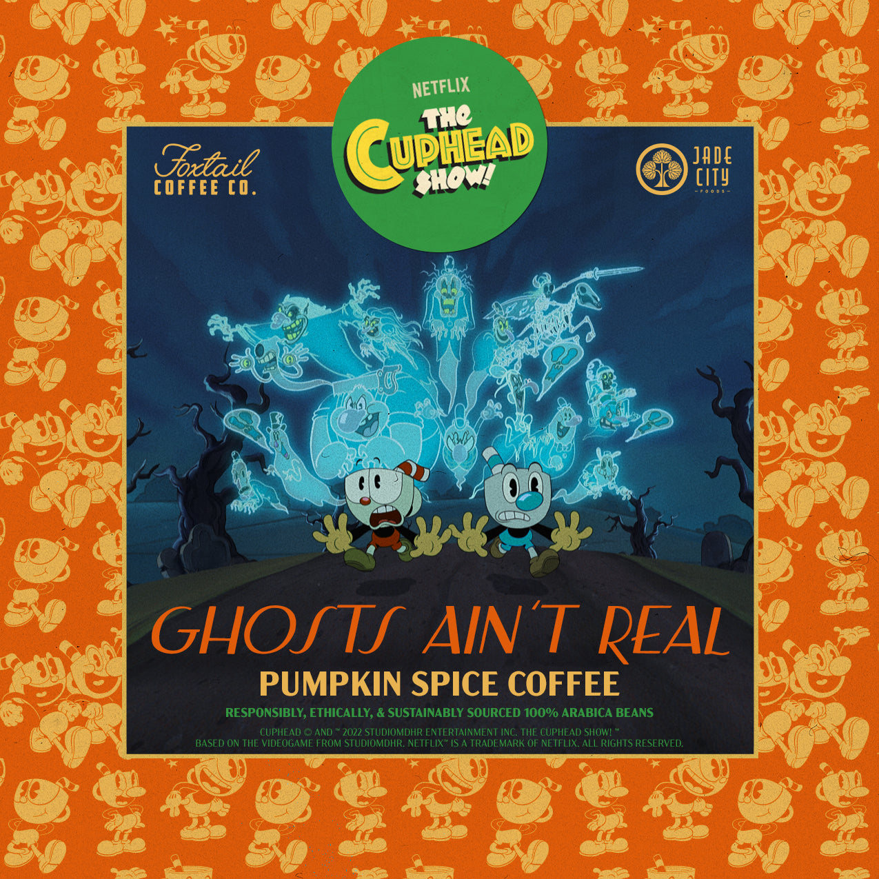 Cuphead & Mugman's Ghosts Ain't Real : Pumpkin Spice Coffee