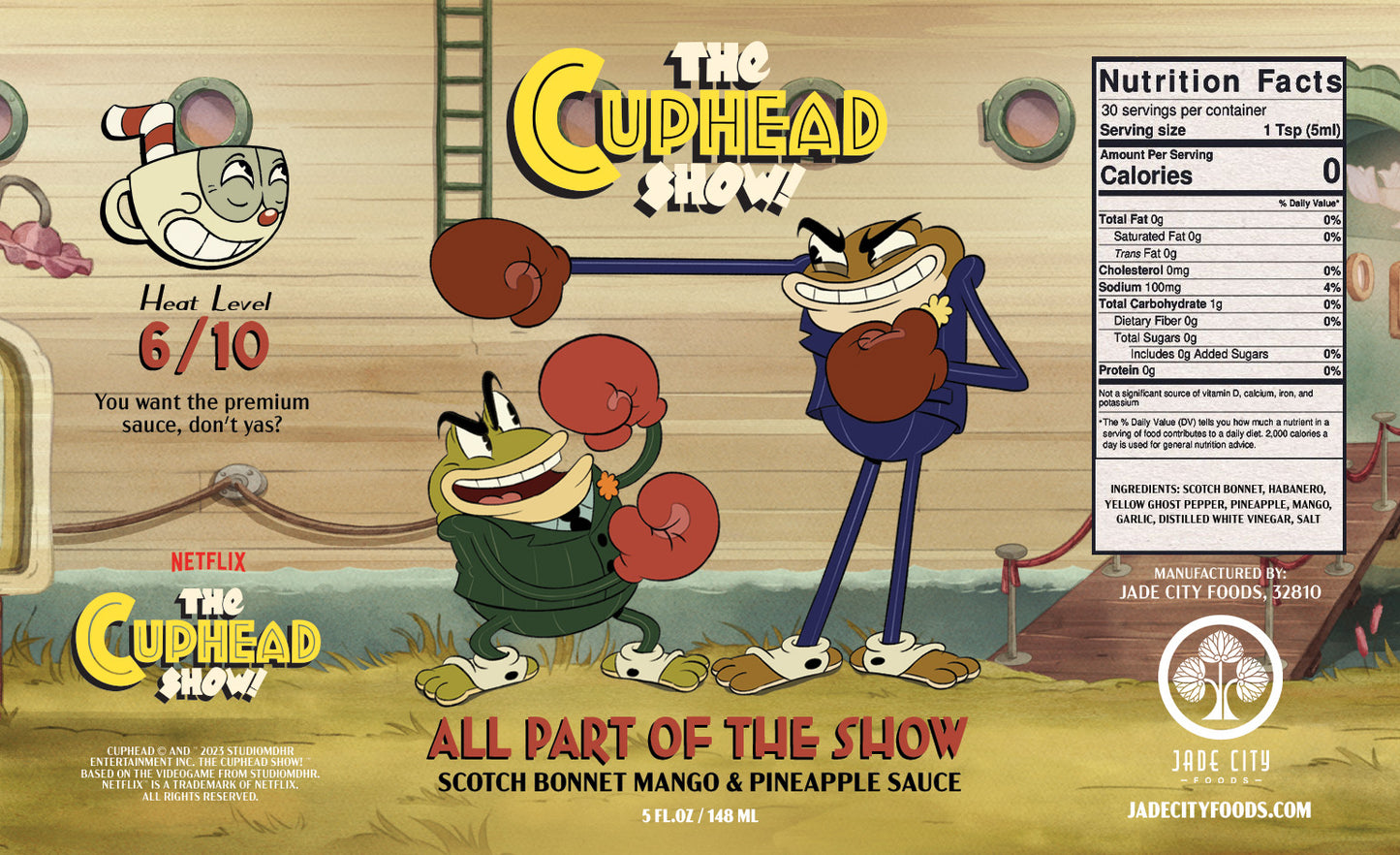 The Cuphead Show! Hot Sauce 5-Pack : Series 2