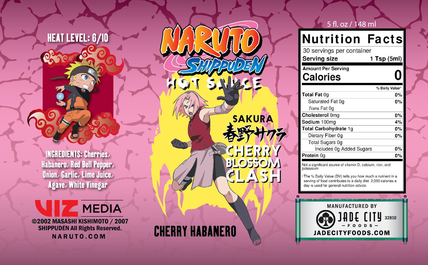 Naruto Hot Sauce 5-Pack : Series 1